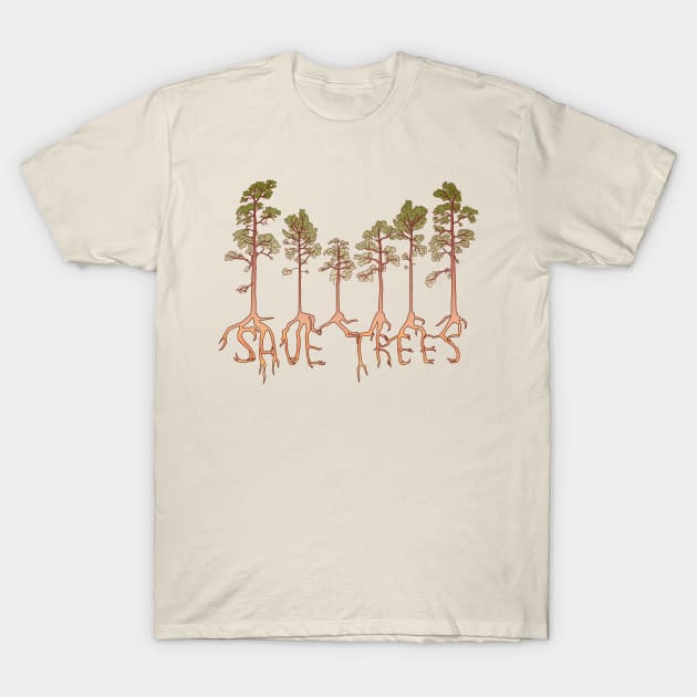 Save trees T-Shirt by SkyKnight